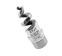 Atomizing Nozzle Acciaio inossidabile a spirale Cono Anti-Clog Maschio | Garden Sprinkler Atomizing Nozzle for Indoor Outdoor Yard Lawn Industrial Washing Fire Proof Watering