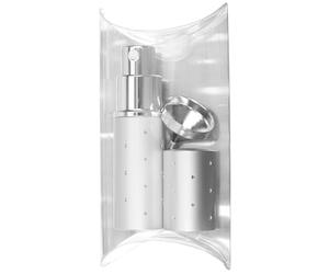 Atomizzatore Brand Fantasy Model Regalo Pack Atomizzatore tascabile, argento, + imbuto, argento