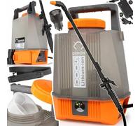 Atomizzatore Irroratore Nebulizzatore Elettrico a Spalla Zaino | da 5 Litri | Batteria Integrata 12V 5Ah | Pressione di Esercizio 1-4,5 Bar