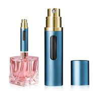 Atomizzatore Profumo 5ml,Porta Profumo da Viaggio,Dispenser Profumo Portatile,Nebulizzatore Profumo Ricaricabile (Blu)