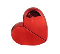 Atomizzatore Profumo a Cuore 25ml, Alluminio Rosso, Ricaricabile | Portatile, Fragranza Duratura, per Bagno e Tavolo Cosmetici, Organizza i Profumi Stile Raffinato