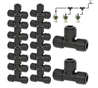 Atomizzazione Di Rumore - Irrigazione Set Di Caduta 6 Mm, 16 Tubo Da Giardino Per Giochi, Ugello Diffusore D'acqua, Giardino Doppio Sigillo Rapido Per Giardino Frutta D