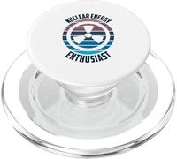 Atomo di potenza della centrale per appassionati di energia nucleare PopSockets PopGrip per MagSafe