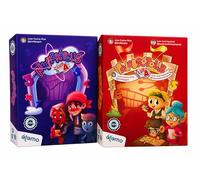 Atomo Games Set educativo numeropoli + parole - Giochi di matematica e lingua per bambini, calcolo mentale, vocabolario e letturascrittura, 2-4 giocatori, +6 anni