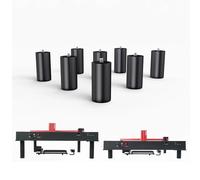 ATOMSTACK 8 pezzi H1 Raiser maggiore altezza del cuscinetto del piede, cuscinetti rialzati per macchina per incisione laser A6 X6 A12 X12 A24 X24 Pro, utilizzato per l'incisione a rulli e l'incisione