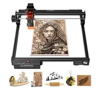 ATOMSTACK A10 PRO V2 incisione laser 12 W, taglierina laser per legno con punti da 0,06 mm, incisore laser ad alta precisione per legno, metallo e vetro acrilico scuro