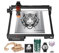 ATOMSTACK A10 PRO V2 Macchina Incisore Laser, Potenza Laser da 12W, Taglierina Laser ad Alta Potenza, Strumento per Incisione laser fai da te su Legno Metallo Vetro, Controllo Offline tramite App