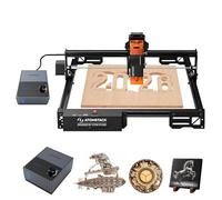 ATOMSTACK A10 PRO V2 - Macchina per incisione laser da 12 W con F80 Air Assist, 0,06 mm, incisione laser ad alta precisione per legno, metallo e vetro acrilico scuro