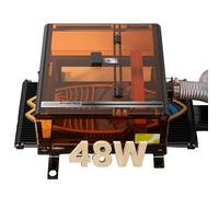 ATOMSTACK A48 Ultra 48W Macchina per incisione laser F60 60L/min tutto in uno assistita ad aria con telecamera di precisione B3 Box Nastro trasportatore automatico R5 800 * 400mm