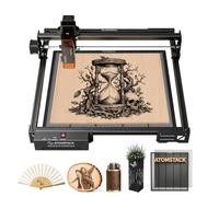 ATOMSTACK A5 Pro V2 Macchina per incisione laser con F4N piano laser a nido d'ape, incisione e taglio spot da 0,06 x 0,06 mm per piccole imprese e progetti fai-da-te