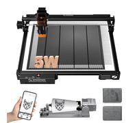 ATOMSTACK A5 PRO V2 Macchina per taglio laser a quattro vie da 5,5 W con rullo multifunzione R8, piastra a nido d'ape F4 Incisione laser fai da te ad alta precisione Supporta il controllo APP