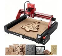 ATOMSTACK C4 Pro, fresatrice CNC a 4 assi, mandrino da 200 W, fresatrice per il taglio di legno, acrilico, MDF, plastica PCB, ottone, campo di lavoro: 420 × 420 mm