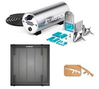 ATOMSTACK F30 Air Pump Kit per X7 PRO/A10 PRO/A5 PRO rimozione fumo 10-30L/min flusso d'aria F2 400 x 400 mm piastra a nido d'ape eliminazione di vapori di taglio e polvere per taglierina laser A30