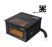 ATOMSTACK FB2 Custodia per Incisore Laser 74x76x42cm, Box Protettivo Ignifugo e Pieghevole con Aspiratore Fumi e Ventilatore, Protezione Occhi, Riduzione Odori e Rumore per Taglio Laser DIY