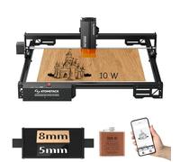 ATOMSTACK Macchina per incisione laser A10 PRO V2 da 10 W, con nastro trasportatore automatico R5; superficie massima di incisione 800 x 365 mm; macchina per incisione laser ad alta precisione da 0,06