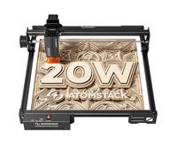 ATOMSTACK Macchina per incisione laser A20 Pro V2, 20 W, incisione laser laser da 0,01 mm, taglio di legno simile a CO₂, superficie di lavoro 400 x 365 mm, supporta app Atomstack