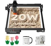 ATOMSTACK Macchina per incisione laser A20 PRO V2 Laser Cutter, macchina per incisione laser ad alta precisione per regali personalizzati, biglietti da visita, legno, metallo, acrilico, pelle