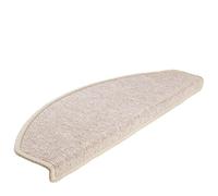 ATOMSTACK MAKER 15 tappetini antiscivolo per gradini, colore tortora, 65 x 24 x 4 cm, trapuntato, in 100% polipropilene, fonoassorbenti e lavabili, con nastro adesivo, ideali per scale in legno e