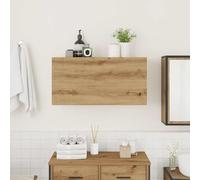 ATOMSTACK MAKER Armadietto da bagno da parete, 80 x 25 x 40 cm, in legno di rovere Artisan, con porta ammortizzata a gas, salvaspazio, per bagno, camera da letto e cucina