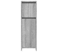 ATOMSTACK MAKER Armadietto da bagno grigio Sonoma, 30 x 30 x 95 cm, con cassetto e 2 scomparti, apertura a sinistra/destra, resistente all'umidità, in legno, ideale per piccoli bagni