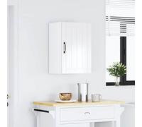 ATOMSTACK MAKER Armadietto da cucina Lucca, bianco lucido, 40 x 31 x 60 cm, montaggio a parete con ante in vetro, in legno, portata 60 kg, moderno, salvaspazio e facile da pulire