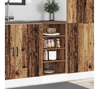 ATOMSTACK MAKER Armadietto da cucina Riga, effetto legno anticato, 40 x 44,5 x 81,5 cm, piedini regolabili in altezza, portata 80 kg, per piatti, pentole e ciotole