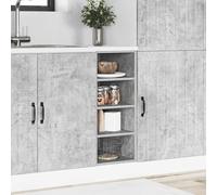 ATOMSTACK MAKER Armadietto da cucina Riga, grigio cemento, 30 x 44,5 x 81,5 cm, in legno con piedini regolabili, portata 80 kg, per sottostruttura e spazio di archiviazione, richiede montaggio