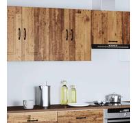 ATOMSTACK MAKER Armadietto da cucina sospeso con anta, larghezza 60 cm, effetto legno anticato in robusto legno, portata 60 kg, ideale per cucina, soggiorno e corridoio