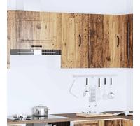 ATOMSTACK MAKER Armadietto da cucina sospeso effetto legno anticato, 30 x 31 x 60 cm, armadio da parete in legno con molto spazio per piatti, pentole e ciotole, facile da montare, portata massima 50