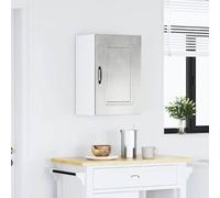 ATOMSTACK MAKER Armadietto da cucina sospeso grigio cemento, 40 x 31 x 60 cm, mobile da parete in legno con portata di 50 kg, design moderno per cucina, camera da letto e soggiorno, serie Kalmar