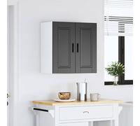ATOMSTACK MAKER Armadietto da cucina sospeso nero, larghezza 60 cm, in legno, resistente all'umidità, portata 75 kg, facile montaggio, moderno armadio da parete per cucina, soggiorno e corridoio