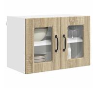 ATOMSTACK MAKER Armadio da cucina 2 pezzi (60 x 31 x 40 cm), mobile da parete in legno di rovere Sonoma, con 4 ripiani e 4 ante a cerniera, moderno, robusto, salvaspazio, per interni