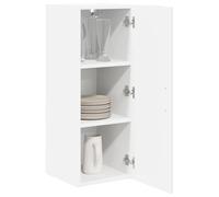 ATOMSTACK MAKER Armadio da cucina a parete bianco, 30 x 31 x 80 cm, in legno con 1 anta per montaggio a parete, moderno, facile da pulire e salvaspazio, ideale per cucine private e professionali