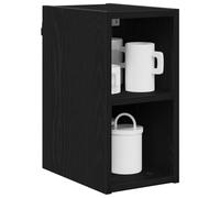 ATOMSTACK MAKER Armadio sospeso nero effetto rovere (20 x 29,5 x 40 cm), scaffale da cucina minimalista in legno con grande capienza, portata fino a 60 kg, per stoviglie e utensili