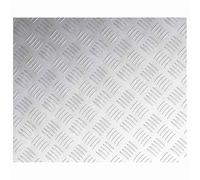 ATOMSTACK MAKER Gradini per scale in alluminio scanalato, 2 pezzi, antiscivolo (60 x 50 cm), argento, per interni ed esterni, moderni gradini di sicurezza in alluminio durevole