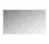 ATOMSTACK MAKER Gradini per scale in alluminio scanalato, 4 pezzi, antiscivolo (70 x 40 cm, argento), resistenti alle intemperie, per interni ed esterni, moderni gradini di sicurezza in alluminio per