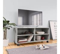 ATOMSTACK MAKER HOMELEN Mobile per TV con ruote, grigio cemento, 90 x 35 x 35 cm, in materiale di legno, per TV, soggiorno, camera da letto
