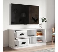 ATOMSTACK MAKER HOMELEN Mobile TV bianco lucido, 102 x 35,5 x 47,5 cm, in materiale legno, per TV, per soggiorno, camera da letto