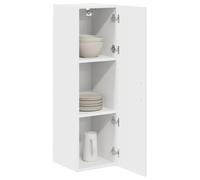 ATOMSTACK MAKER Kalmar - Armadio da cucina in legno bianco, 30 x 31 x 100 cm, moderno armadietto lucido con ampio spazio per la cucina