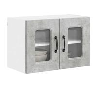 ATOMSTACK MAKER Kalmar - Set di 2 armadietti da cucina da 60 x 31 x 40 cm, in legno grigio cemento, con grande capienza, per cucina moderna, pronto per il montaggio