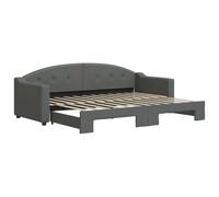 ATOMSTACK MAKER Letto 2 in 1 pieghevole per soggiorno e camera da letto, divano letto grigio scuro in poliestere, legno e metallo, 80 x 200 cm, ideale per ospiti e piccoli spazi, facile da montare