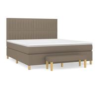 ATOMSTACK MAKER Letto a molle, 180 x 200 cm, con materasso a molle insacchettate e testiera regolabile in altezza, tessuto traspirante, per chi dorme sulla schiena e sulla pancia, include