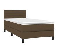 ATOMSTACK MAKER Letto a molle, con materasso a molle insacchettate, 80 x 200 cm, testiera regolabile in altezza, strisce LED, moderno letto per camera da letto, incluso topper e istruzioni di