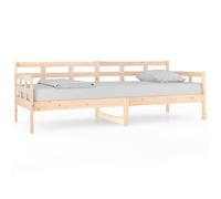 ATOMSTACK MAKER Letto quotidiano, 80 x 200 cm, in legno massello di pino, divano letto multifunzionale con rete integrata, design rustico ed ecologico, ideale per ospiti e piccoli spazi