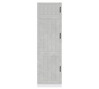 ATOMSTACK MAKER Lucca - Mobile da cucina sospeso grigio cemento, 60 x 57 x 207 cm, in legno con piedini regolabili, portata 75 kg, moderno, salvaspazio e facile da pulire