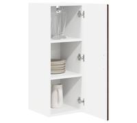 ATOMSTACK MAKER Mobile da cucina a parete, effetto rovere, 40 x 31 x 80 cm, in legno, 3 ripiani regolabili, 2 ante a cerniera, per cucina moderna, salvaspazio ed elegante