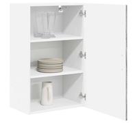 ATOMSTACK MAKER Mobile da cucina a parete grigio Sonoma, 3 ripiani regolabili in legno, 50 x 31 x 80 cm, moderni pensili per cucine piccole e grandi, robusto, salvaspazio, facile da pulire