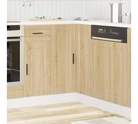 ATOMSTACK MAKER Mobile da cucina angolare in rovere Sonoma, 75,5 x 75,5 x 81,5 cm, in legno, altezza regolabile, portata 70 kg, per cucine da incasso - serie Porto