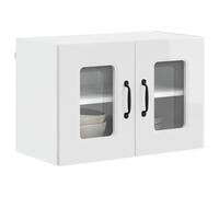 ATOMSTACK MAKER Mobile da cucina bianco lucido, 60 x 31 x 40 cm, moderno armadio da parete in legno con ampio spazio portaoggetti, facile montaggio, per cucine moderne e tradizionali