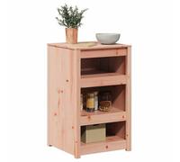 ATOMSTACK MAKER Mobile da cucina con 3 ripiani, effetto rovere, in legno di pino massiccio, 55 x 55 x 92 cm, salvaspazio, moderno, in legno, per cucine piccole e grandi
